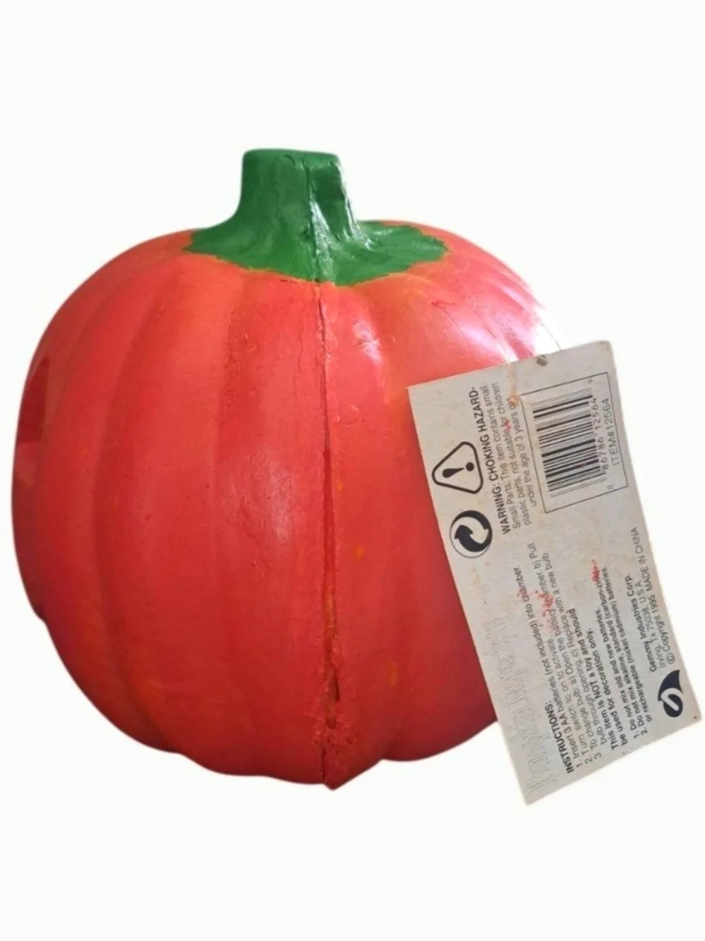 Kids Orange Pumpkin Jack-O'-Lantern
